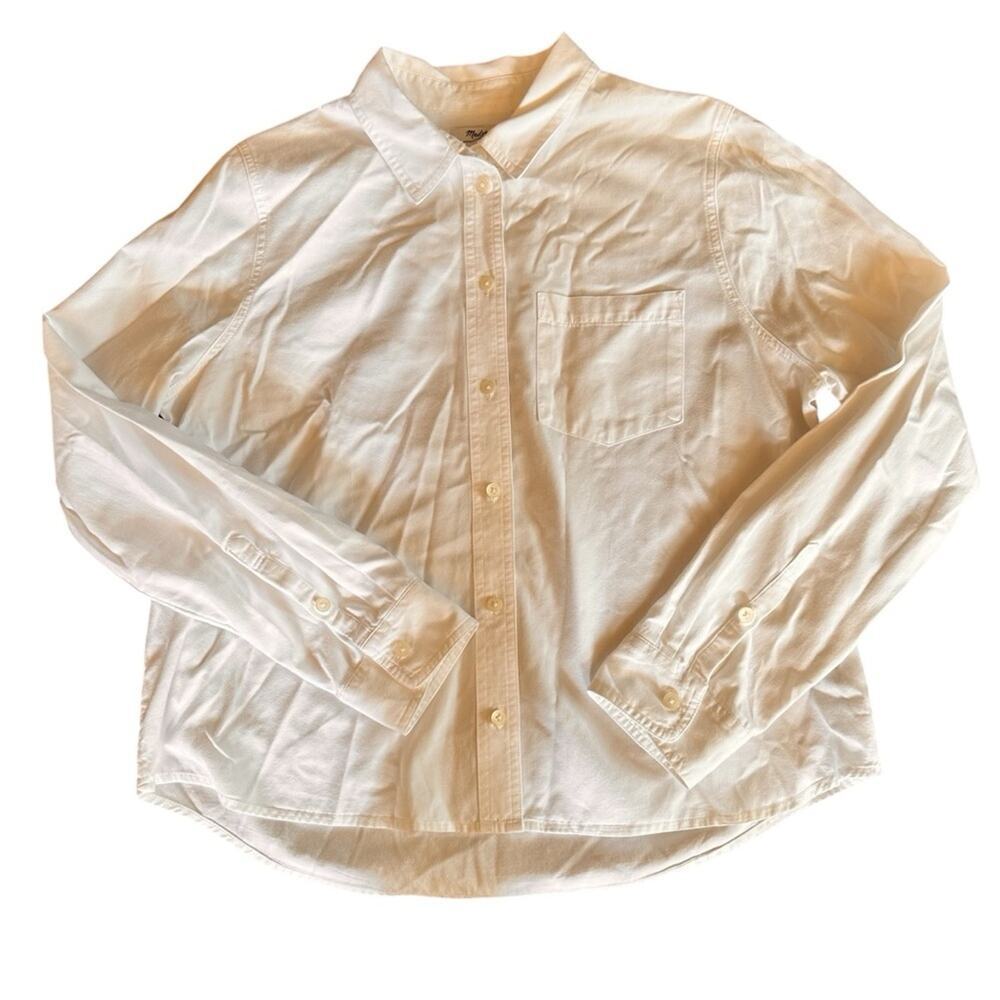 2 for $15 😍 Madewell White Button Down Shirt – Size M – EUC